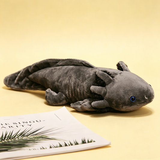 Lottie the axolotl plush toy – cute black stuffed animal by OddyPals