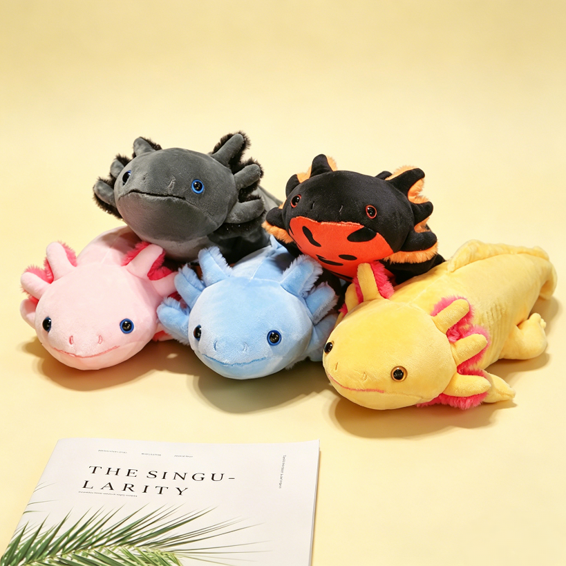 Lottie the axolotl plush toy – cute stuffed animal collection by OddyPals