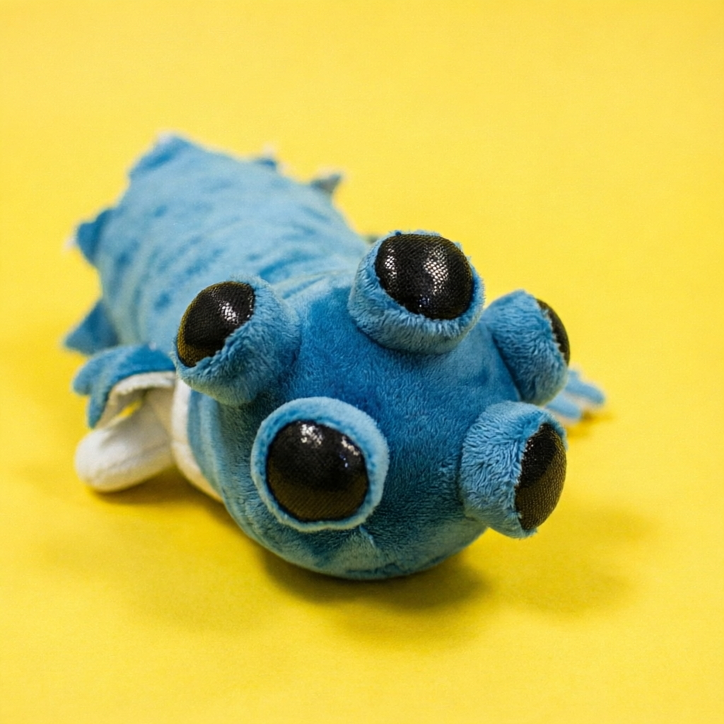 Obie the Opabinia Plush Toy – Cambrian Sea Creature Stuffed Animal