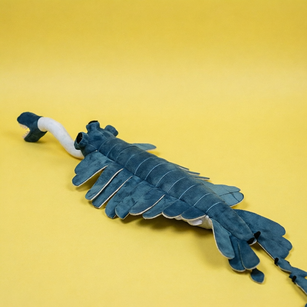 Obie the Opabinia Plush Toy – Cambrian Sea Creature Stuffed Animal