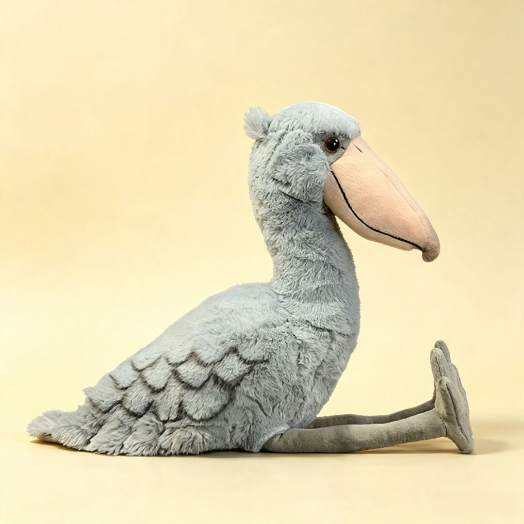 Wally the Shoebill Plush Toy – Weird Bird Stuffed Animal