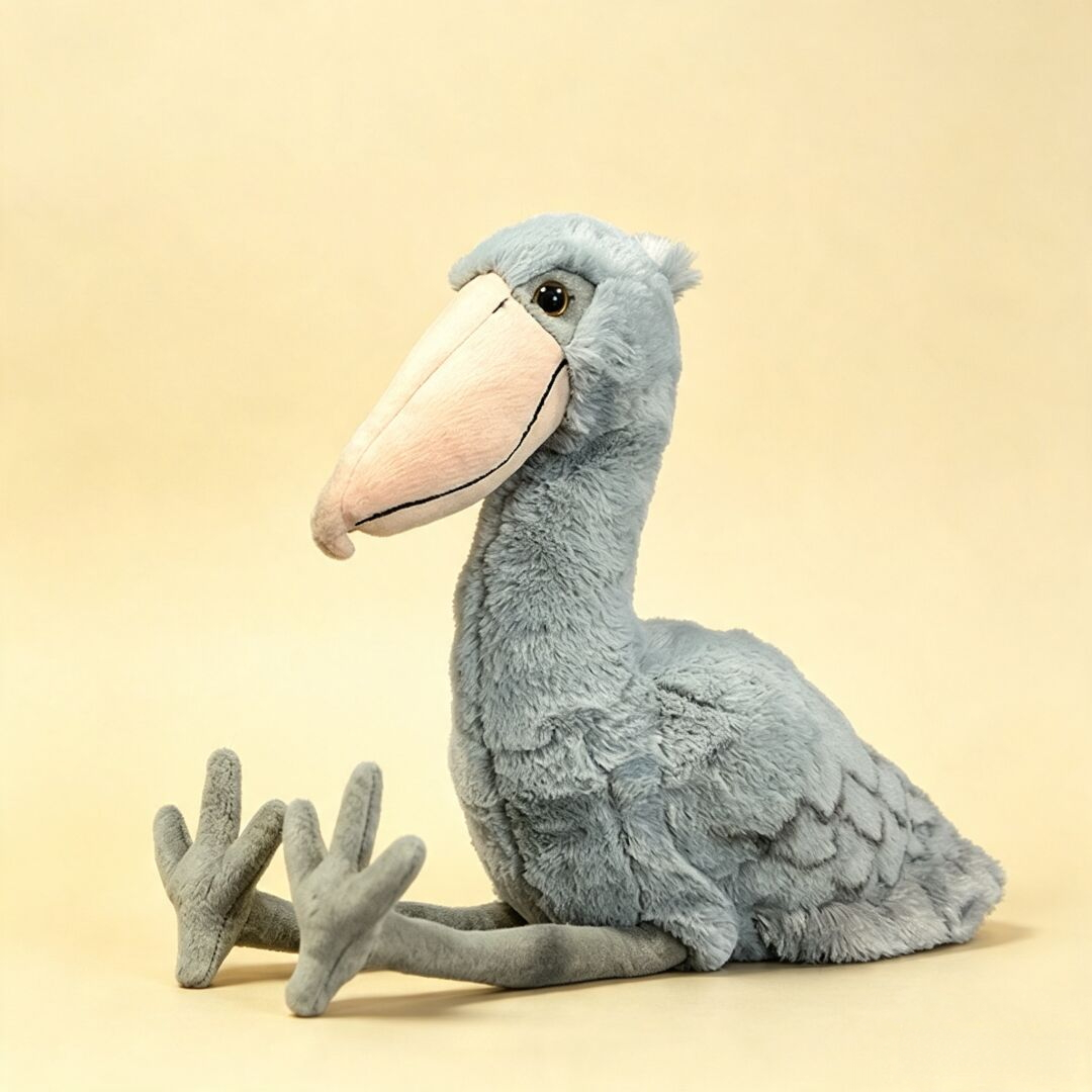 Wally the Shoebill Plush Toy – Weird Bird Stuffed Animal