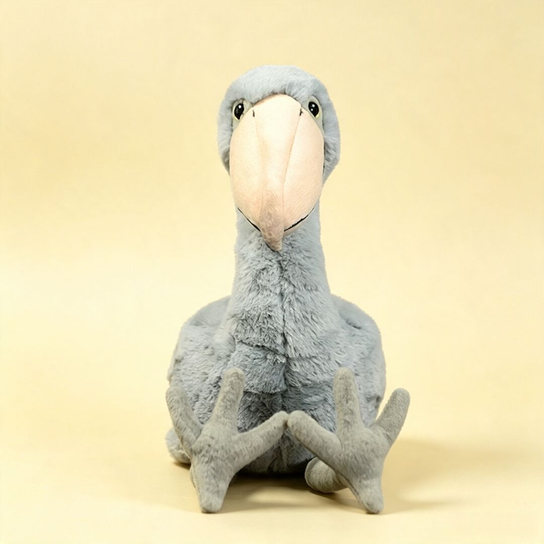 Wally the Shoebill Plush Toy – Weird Bird Stuffed Animal