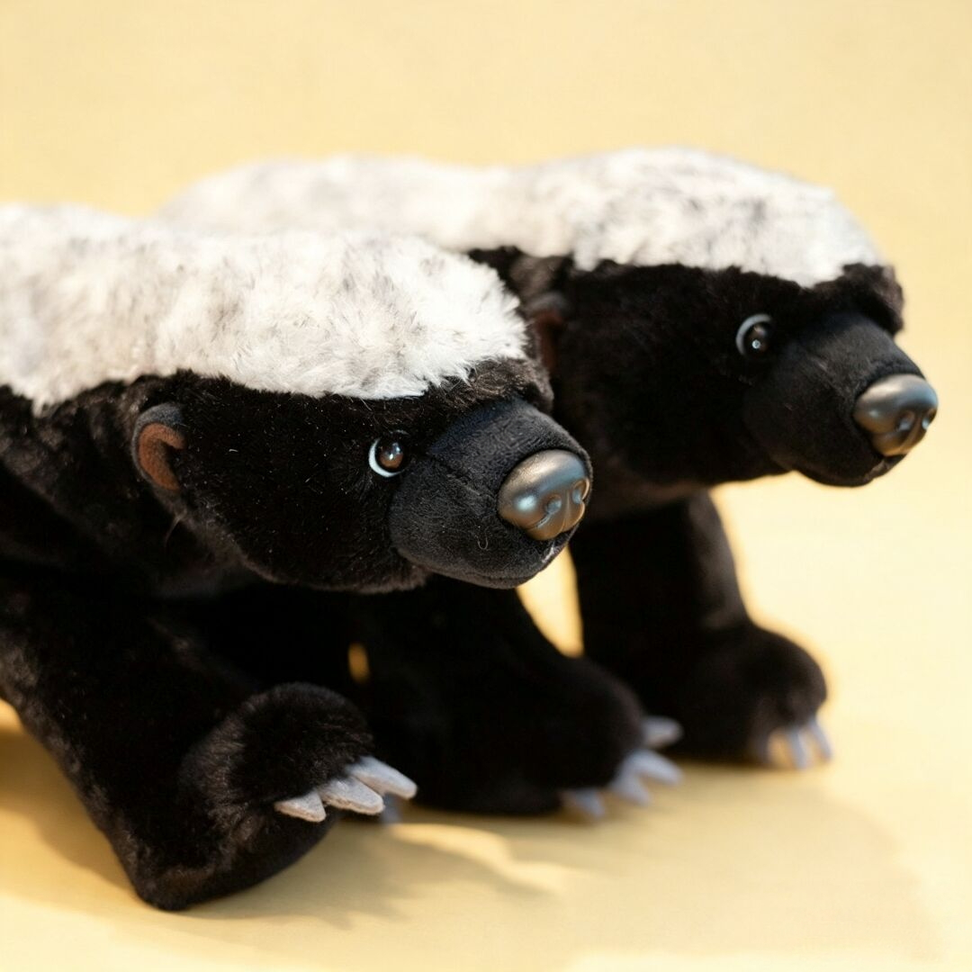 Shadow the Honey Badger Plush Toy – Chaotic Pals Stuffed Animal