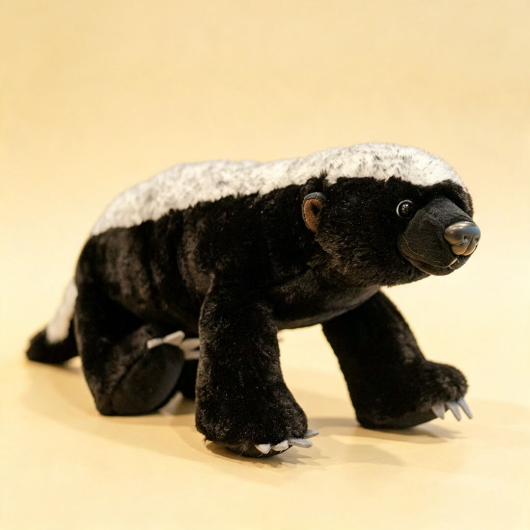 Shadow the Honey Badger Plush Toy – Chaotic Pals Stuffed Animal