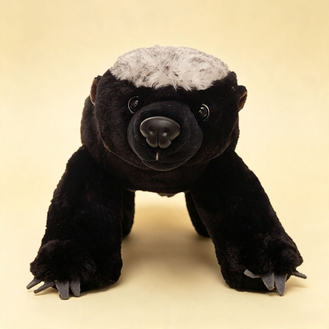 Shadow the Honey Badger Plush Toy – Chaotic Pals Stuffed Animal