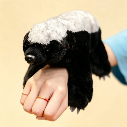 Shadow the Honey Badger Plush Toy – Chaotic Pals Stuffed Animal