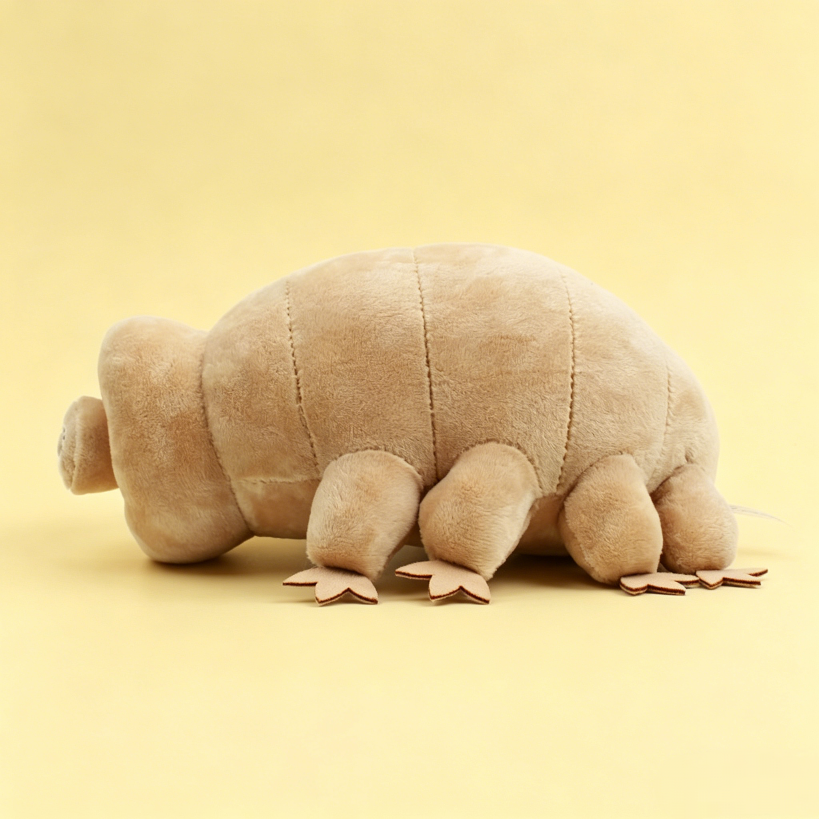 Cute tardigrade plush toy side – soft weird stuffed animal OddyPals