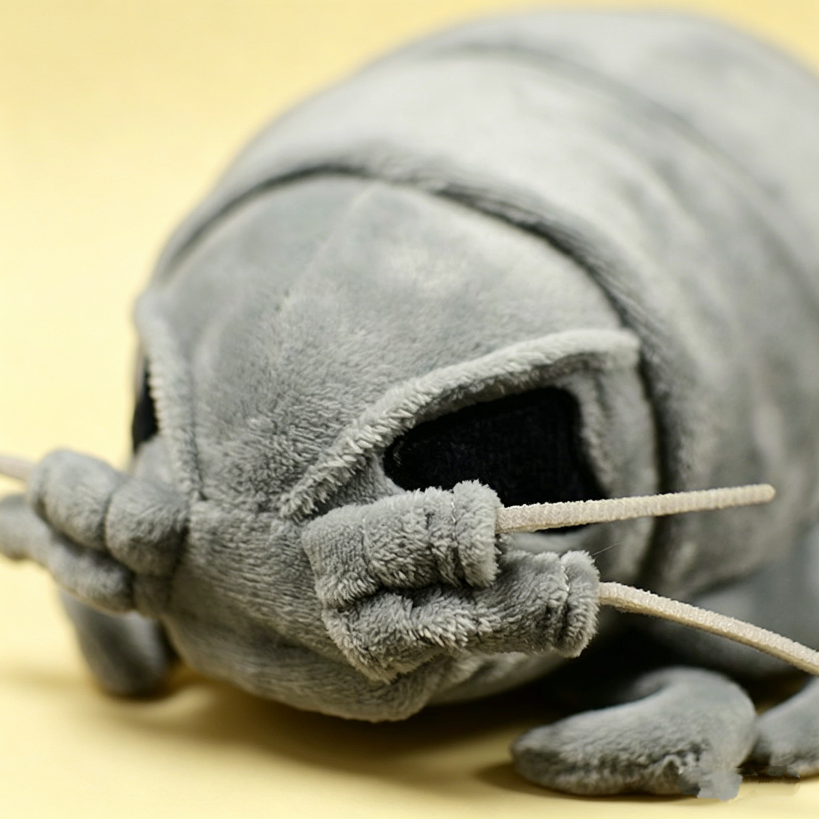 Giant isopod stuffed animal  – cute weird plush OddyPals