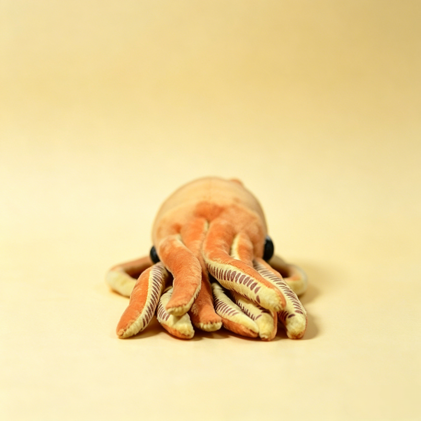 Giant squid stuffed animal front view – soft weird plush OddyPals