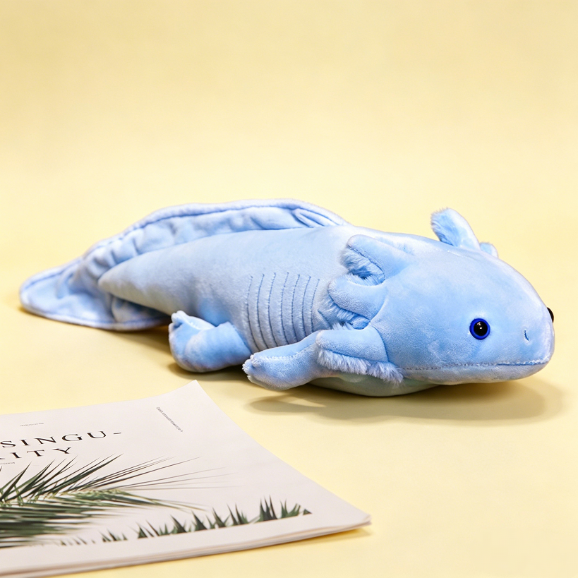 Lottie the axolotl plush toy – cute blue stuffed animal by OddyPals