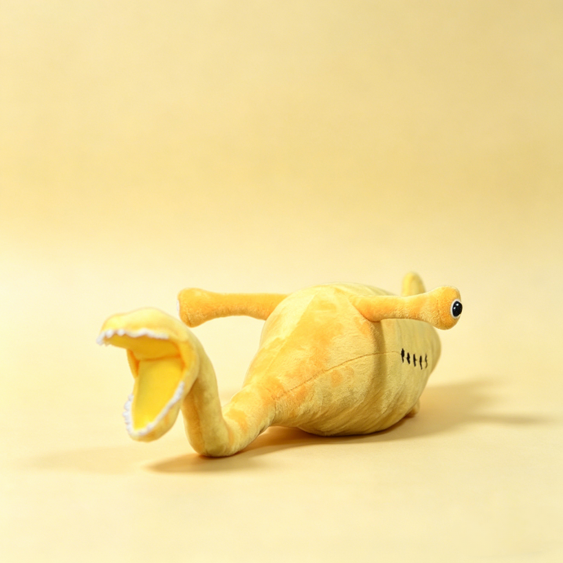 Tully monster stuffed animal side view – unclassifiable weird plush OddyPals