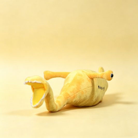 Tully monster stuffed animal side view – unclassifiable weird plush OddyPals