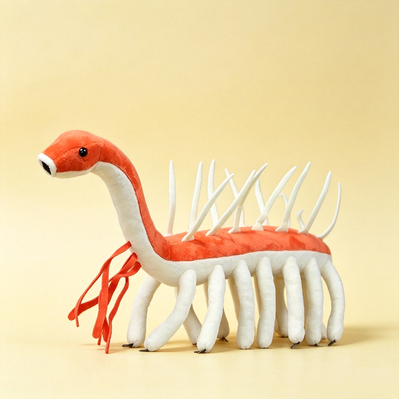 Ziggy the hallucigenia plush toy – weird Cambrian stuffed animal by OddyPals